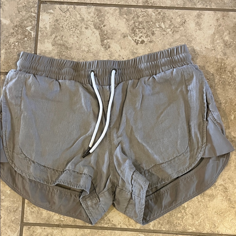 Athleta Women's Gray Drawstring Active Shorts